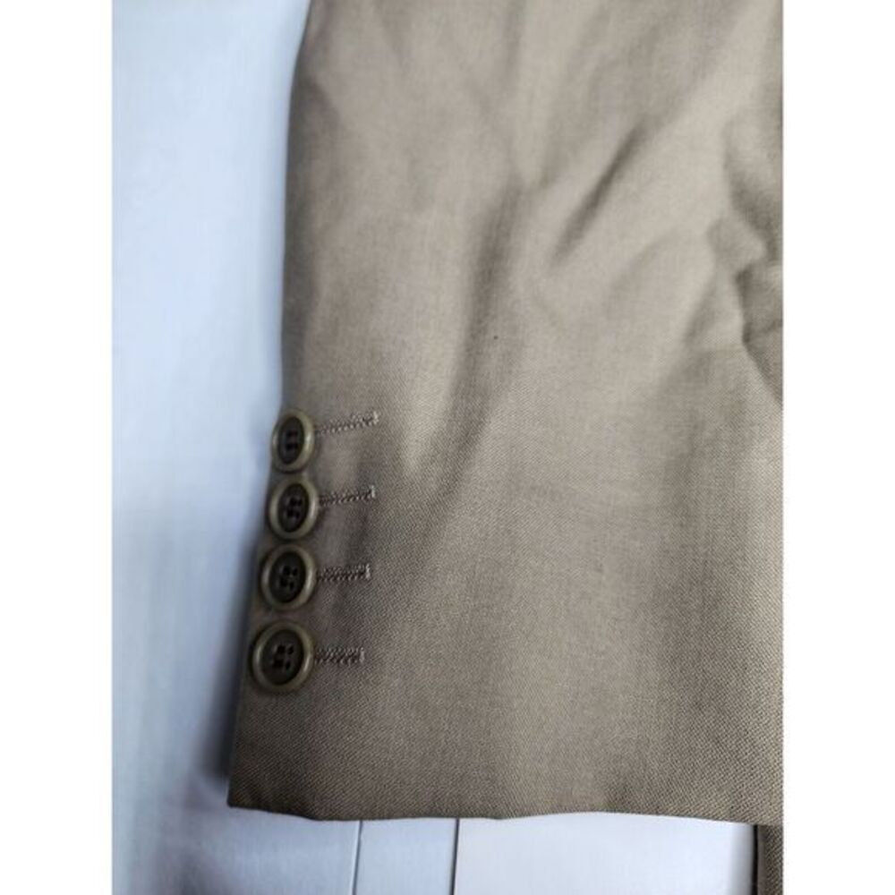 YSL Yves Saint Laurent Men Surgical Cuff Blazer Brown Jacket‎ 38 Made In France - Picture 4 of 16